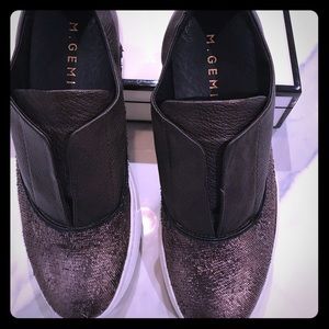 Brand new M. Gemi custom leather sneakers.